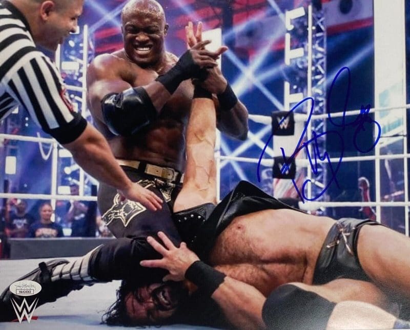Bobby Lashley Signed Autographed 11x14 Photo JSA Authenticated #5