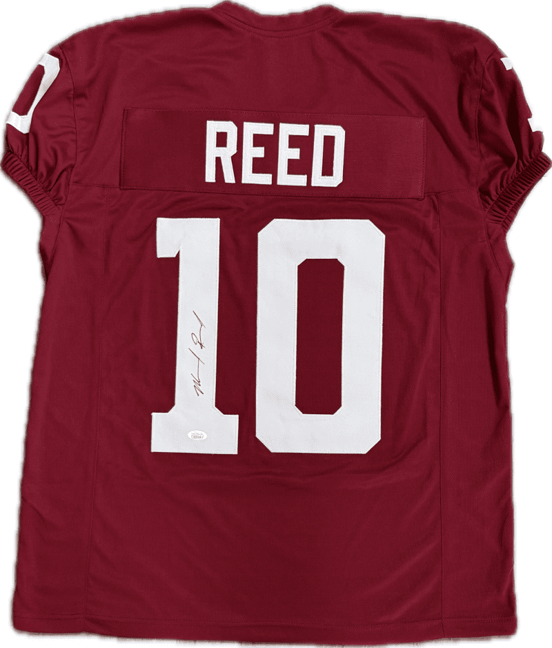 Marcel Reed Signed Autographed Custom Maroon Jersey JSA Authentication