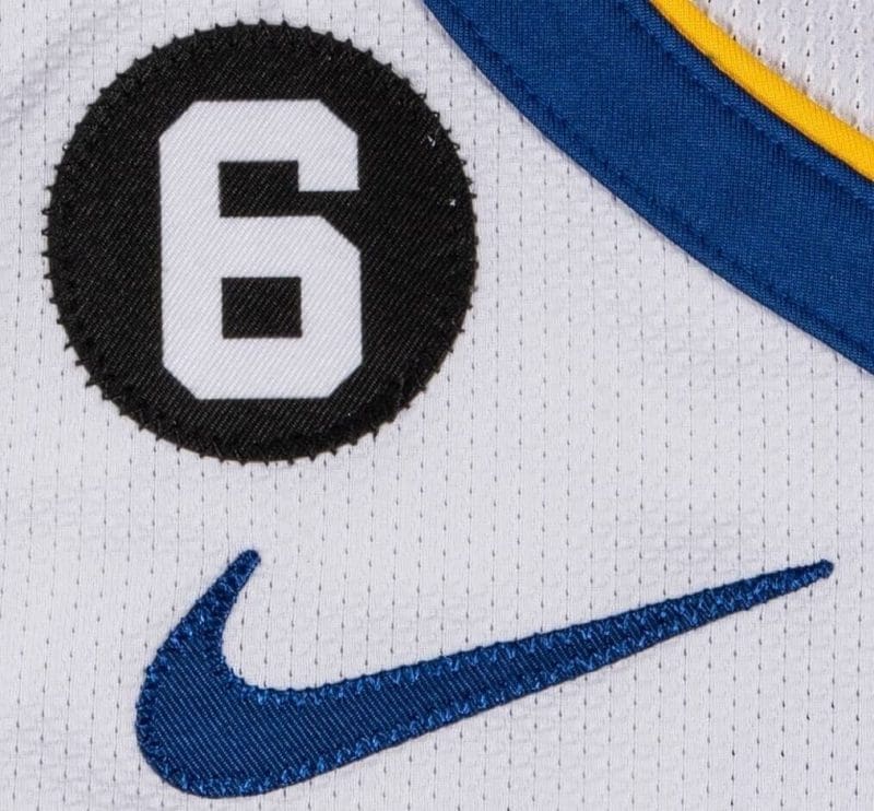 Klay Thompson #11 2022-23 Golden State Warriors Game Used Away Jersey - Image 4