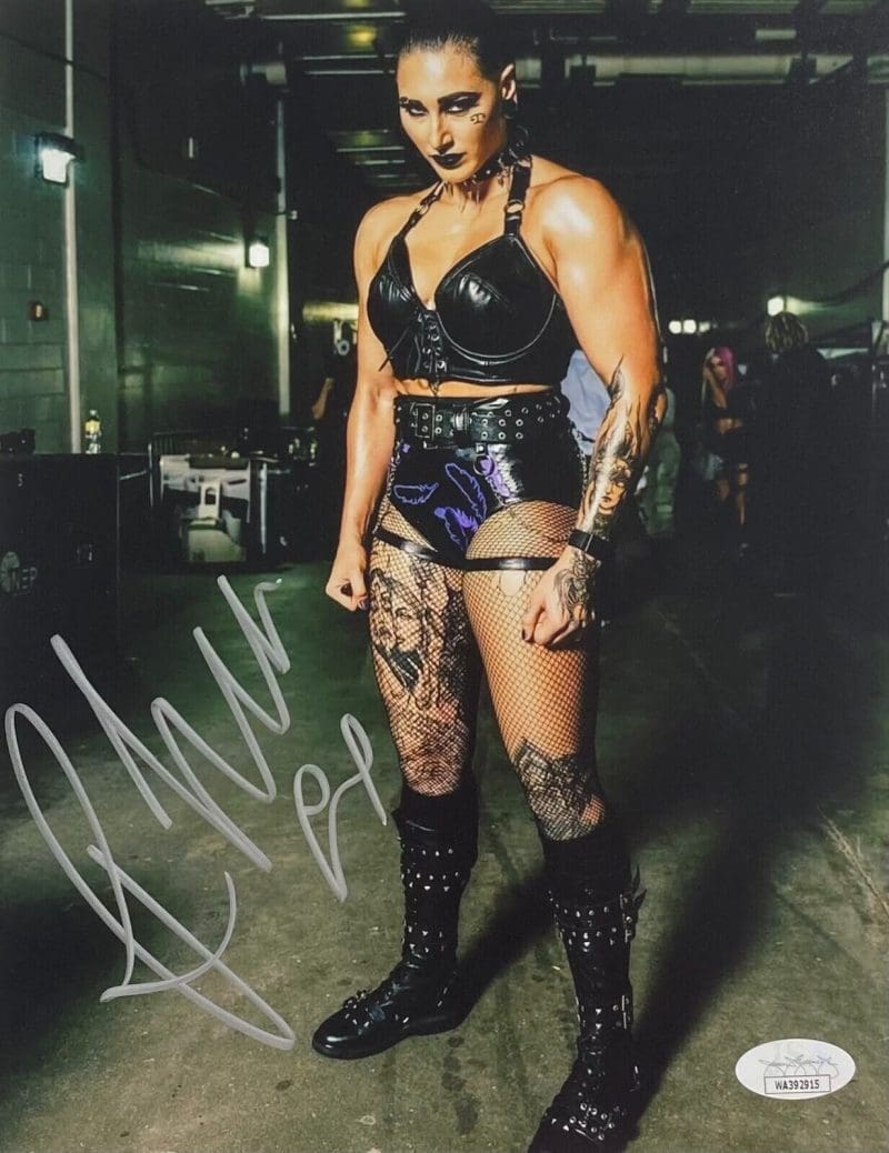Rhea Ripley Signed Autographed 8x10 Photo JSA Authenticated #4