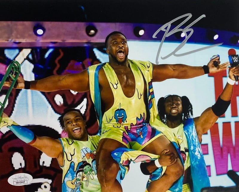 Big E Signed Autographed 8x10 Photo JSA Authenticated #1