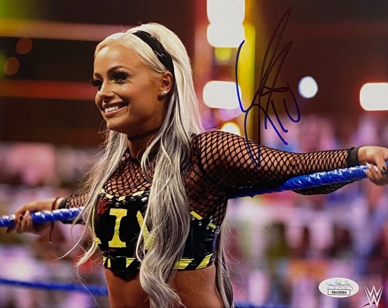 Liv Morgan Signed Autographed 8x10 Photo JSA Authenticated #7 Blue