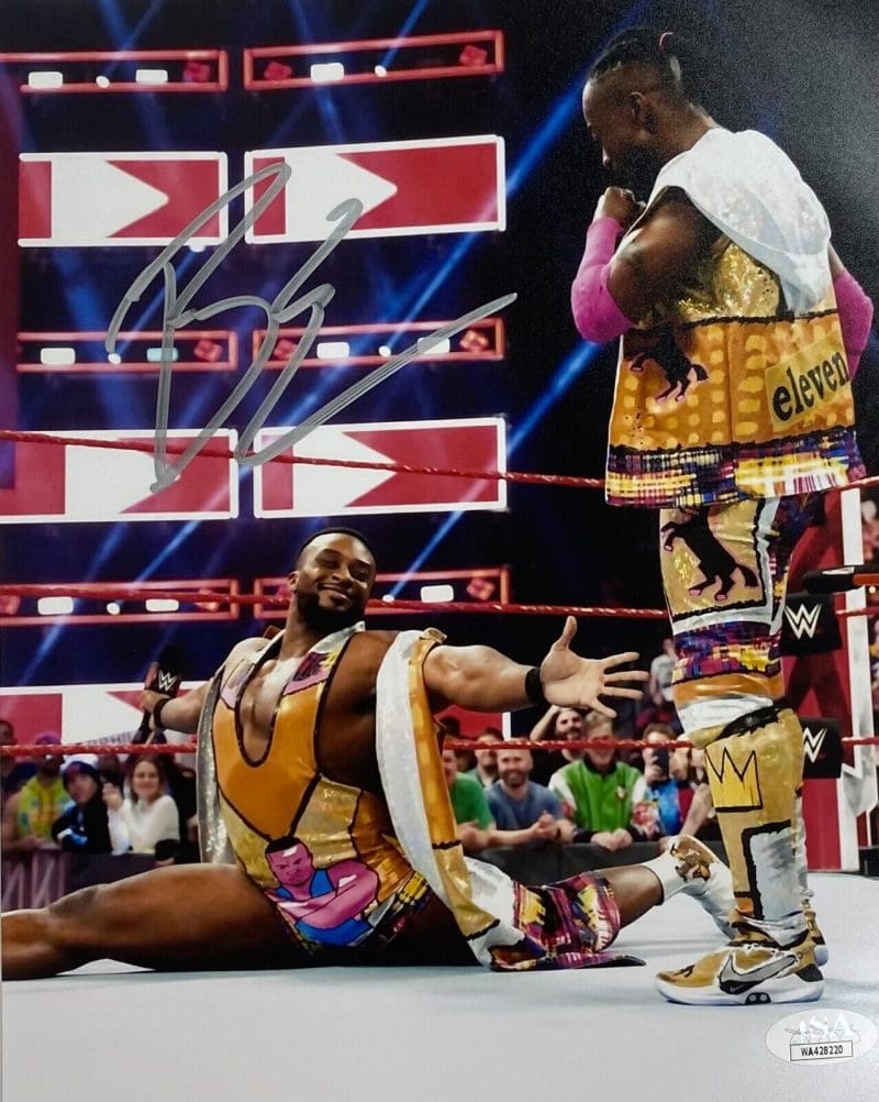 Big E Signed Autographed 8x10 Photo JSA Authenticated #5