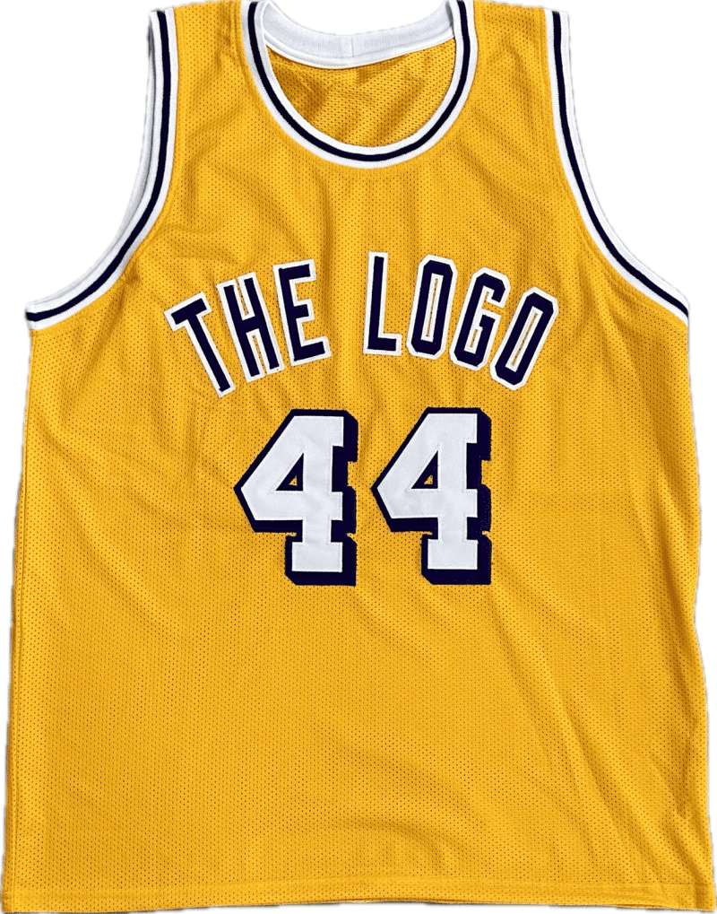 Jerry West Signed Autographed Custom Yellow Jersey JSA Authen The Logo - Image 3