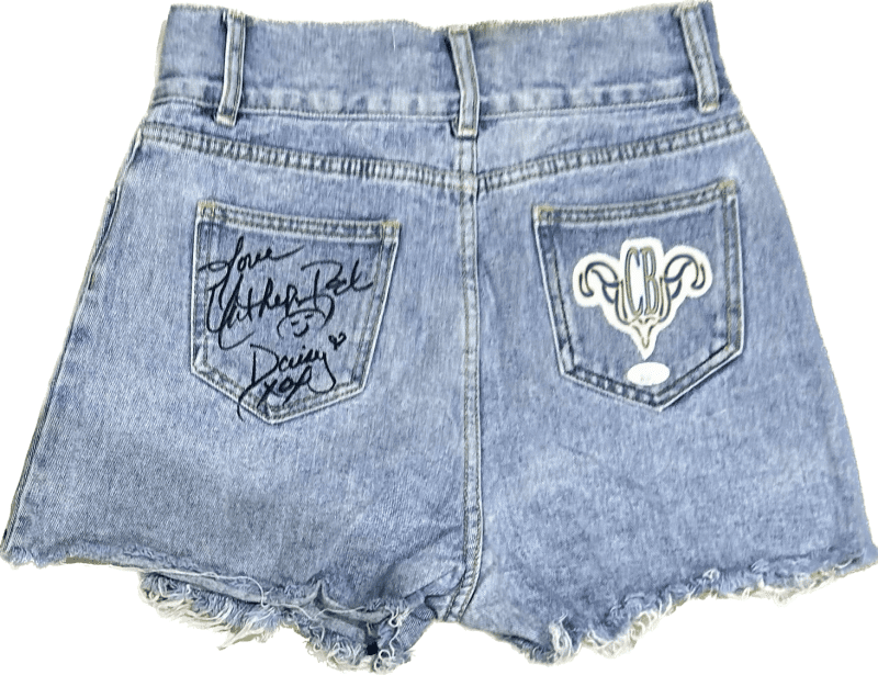 Chatherine Bach Signed Autographed Daisy Duke Shorts JSA Authenticated