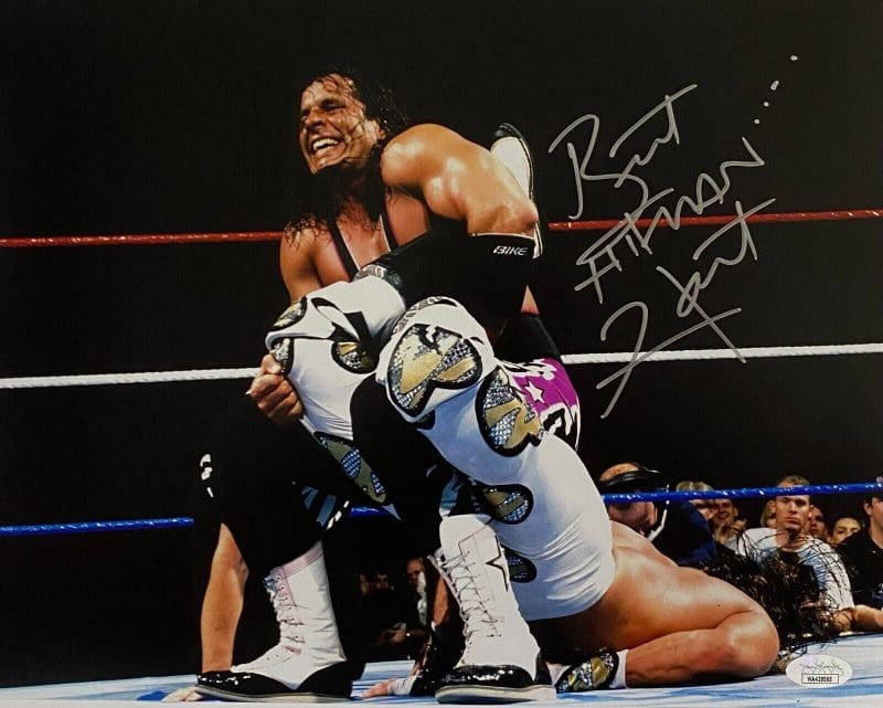Bret Hart Signed Autographed 11x14 Photo JSA Authenticated #7