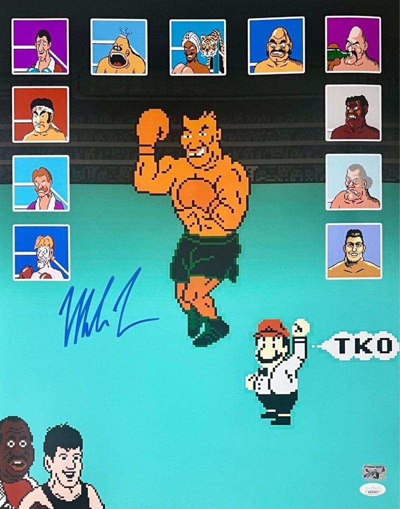 Mike Tyson Signed Autographed 16x20 Photo JSA & Mike Tyson Authentic PO #4 V