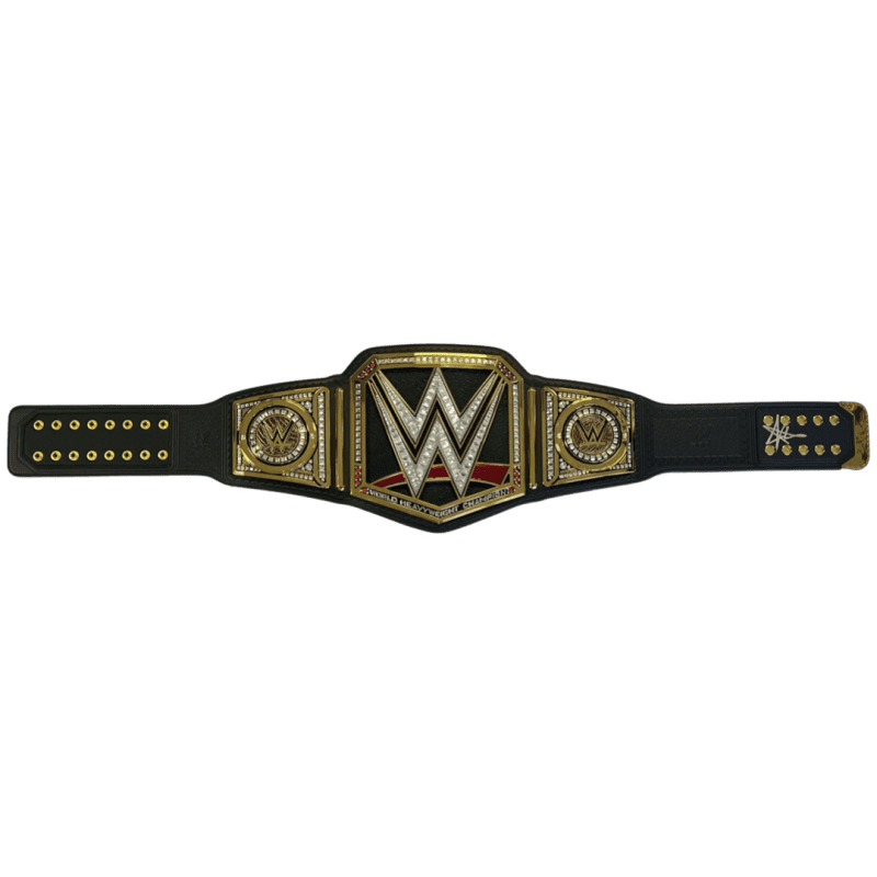 John Cena Signed WWE Championship Commemorative Title Belt JSA Authenticated