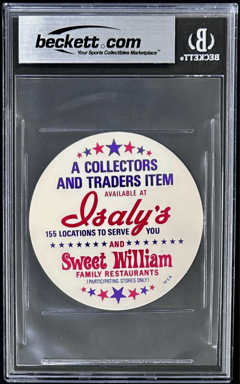 Pete Rose Signed 1976 Isaly's Discs #51 Beckett 17388689 - Image 2
