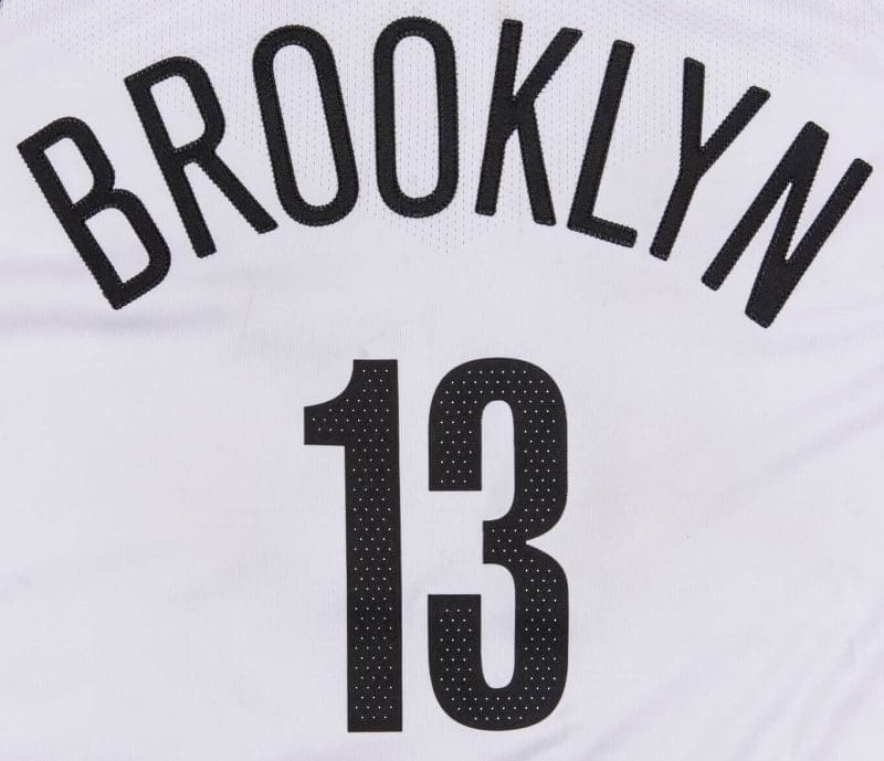 James Harden  Nov. 22, 2021 Brooklyn Nets Game Worn Association Edition Jersey - Image 3