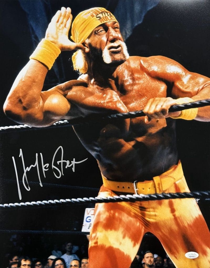 Hulk Hogan "HULKSTER" Signed Autographed Photo 16x20 JSA Authenticated #2 B