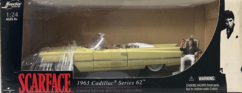 Al Pacino Signed Autographed 1963 Cadillac Series 62 1:24 Die Cast Car JSA - Image 2