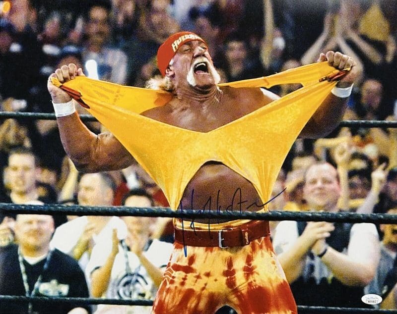 Hulk Hogan "HULKSTER" Signed Autographed Photo 16x20 JSA Authenticated #6 B