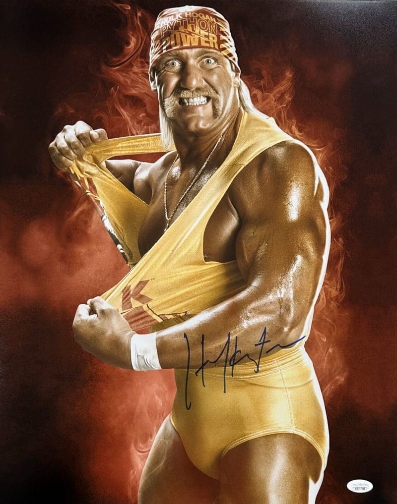Hulk Hogan "HULKSTER" Signed Autographed Photo 16x20 JSA Authenticated #5 B