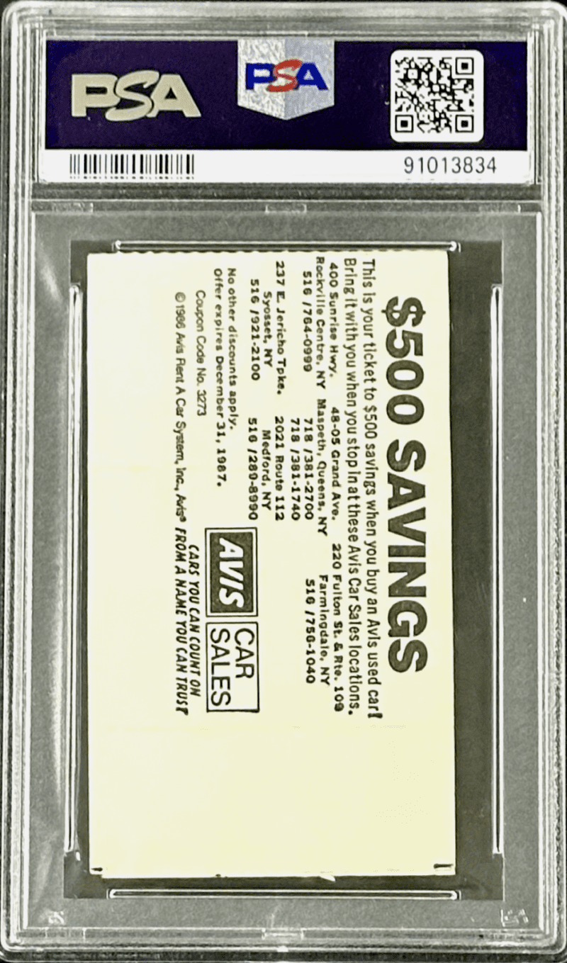 Hulk Hogan Signed WrestleMania III  Ticket CCTV Stub PSA  “Hogan Slams ANDRE” - Image 3