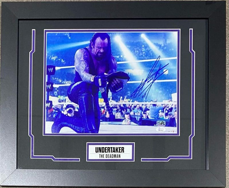 Undertaker Signed Framed 11x14 Photo JSA Authenticated #7