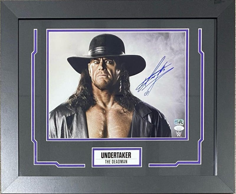 Undertaker Signed Framed 11x14 Photo JSA Authenticated #8