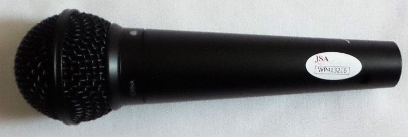 Cheech and Chong Cheech Marin Tommy Chong Signed Microphone JSA Authentic - Image 2