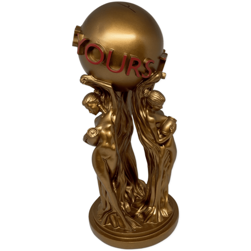Al Pacino Signed Autographed The World is Yours Statue JSA Authentic Scarface - Image 3