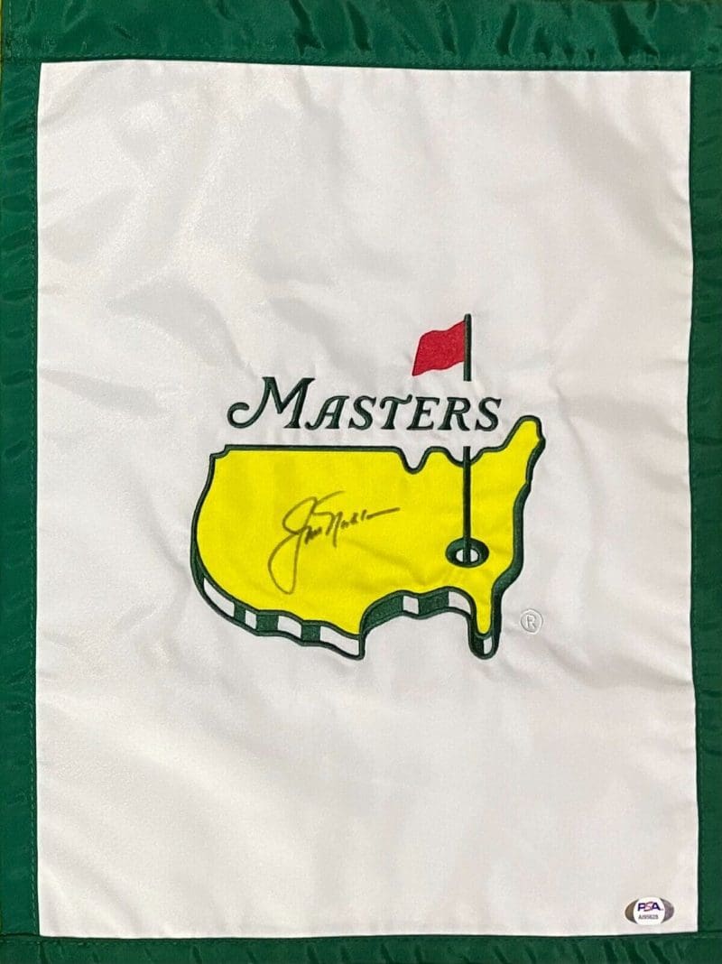 Jack Nicklaus Signed Autographed Garden Masters Flag PSA/DNA Authentic