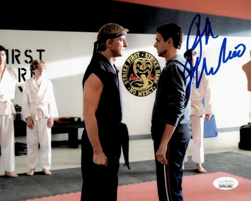 Ralph Macchio Karate Kid Signed Autographed Photo 8x10 JSA Authenticated 7