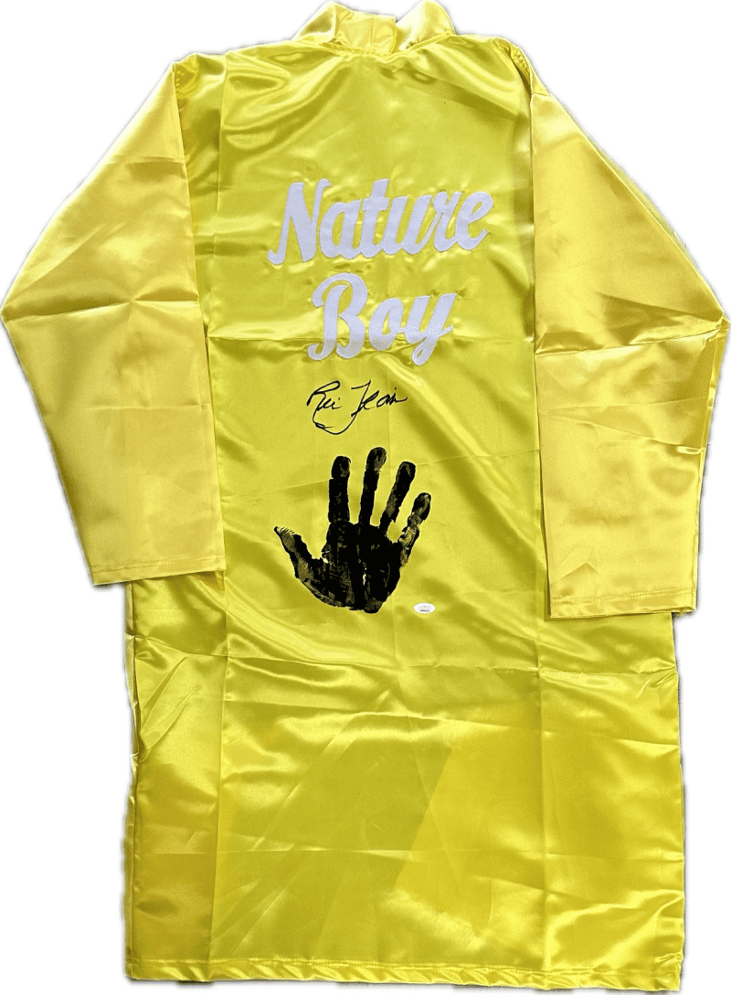 Ric Flair Signed Autographed & Personal Chop Handprint Yellow Robe JSA Authentic