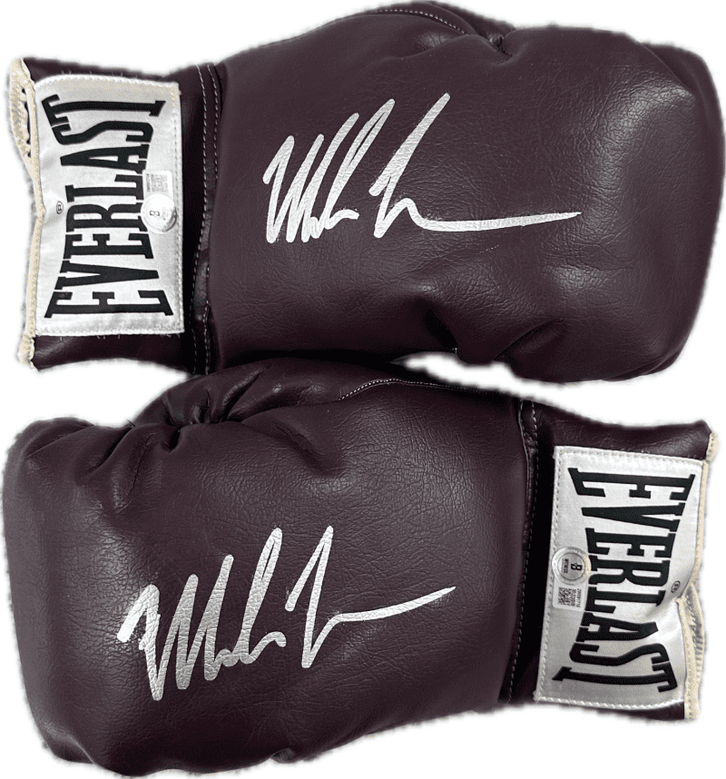 Mike Tyson Signed Vintage Pair of Boxing Glove JSA & Tyson Authenticated (2924)