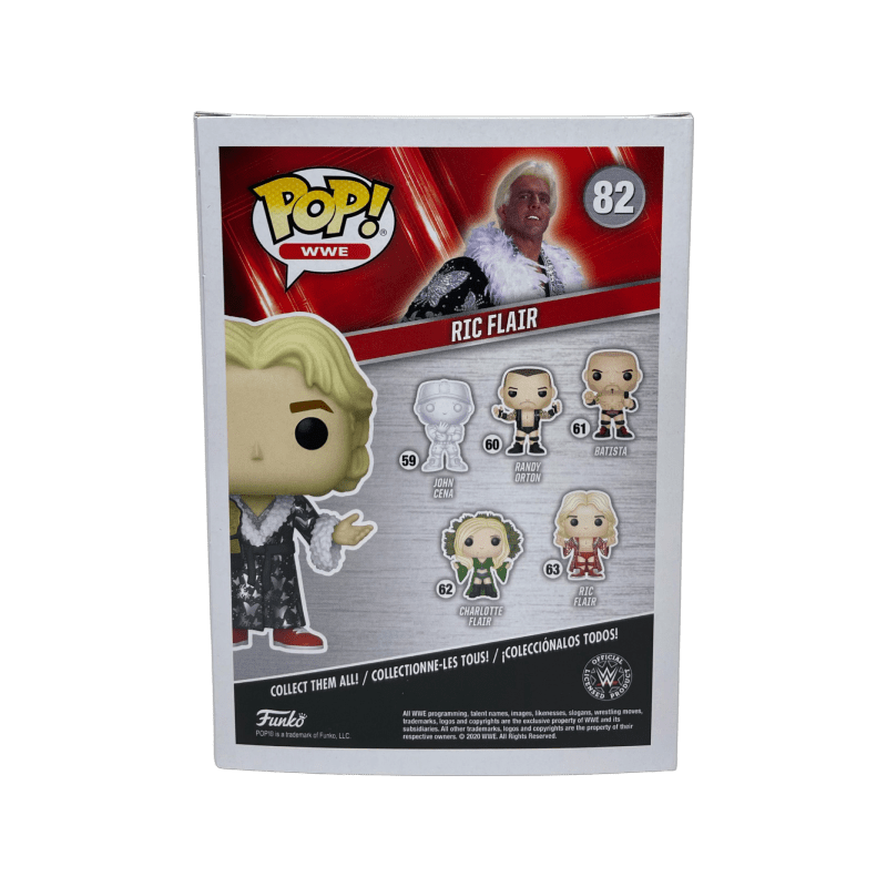 Ric Flair Signed POP Figure JSA Game Stop Exclusive Diamond Collection Blue - Image 3