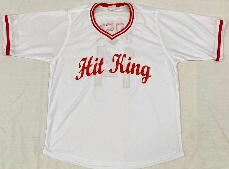 Pete Rose Signed White Jersey Pete Rose Exclusive Hologram Charlie Hustle 2 - Image 3