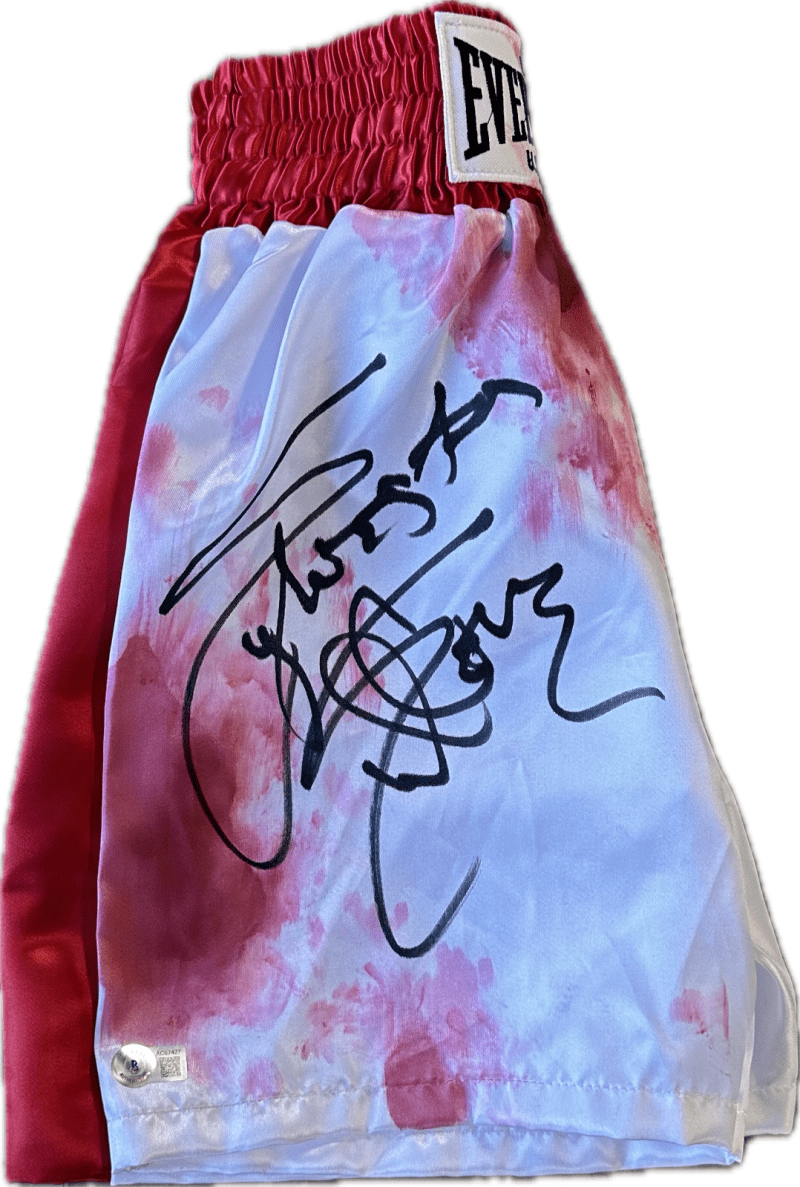 Sylvester Stallone Signed Rocky  Trunks Beckett Authenticated. - Image 2