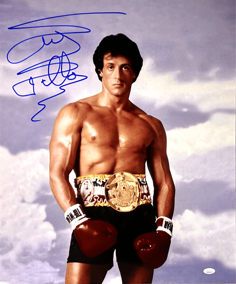 Sylvester "SLY" Stallone Signed Autographed Rocky III 20x24 Photo JSA Authentic