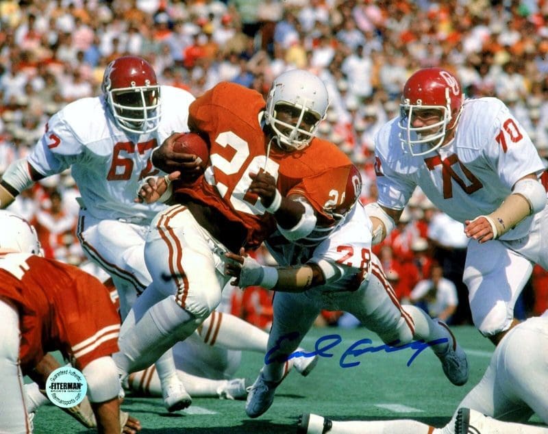 Earl Campbell University of Texas Signed Autographed 8x10 Photo FSG Authentic 11