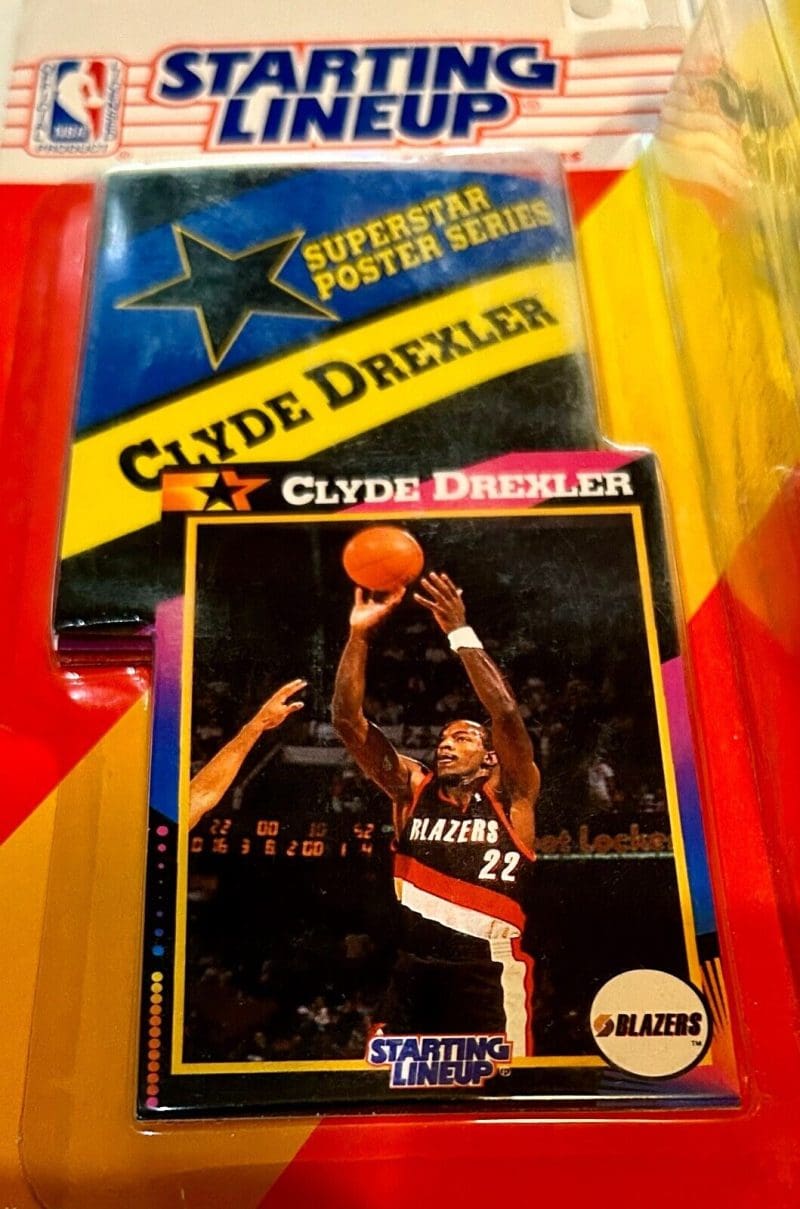 Clyde Drexler Signed Autographed 1992 Starting Lineup  JSA Blazzers - Image 5