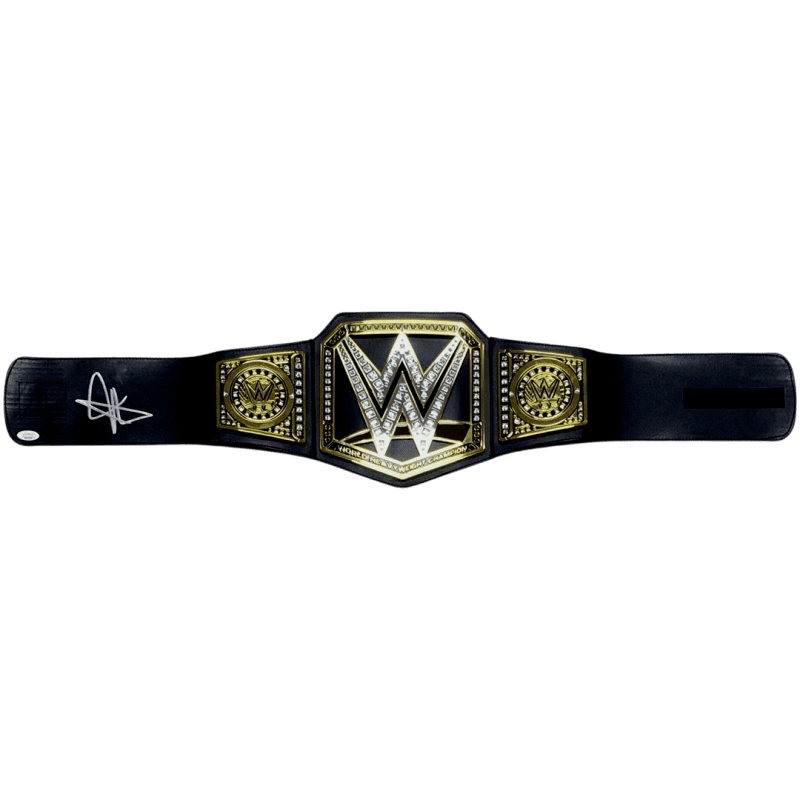 John Cena Signed Autographed Toy Title Belt JSA Authenticated