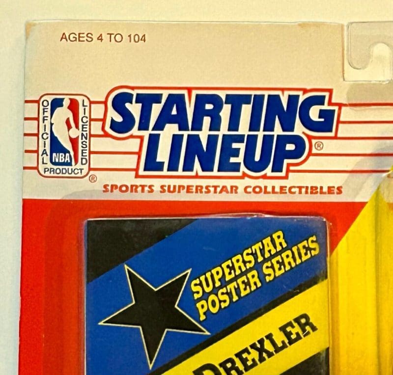 Clyde Drexler Signed Autographed 1992 Starting Lineup  JSA Blazzers - Image 10