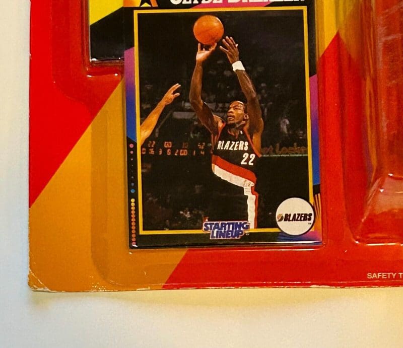 Clyde Drexler Signed Autographed 1992 Starting Lineup  JSA Blazzers - Image 13