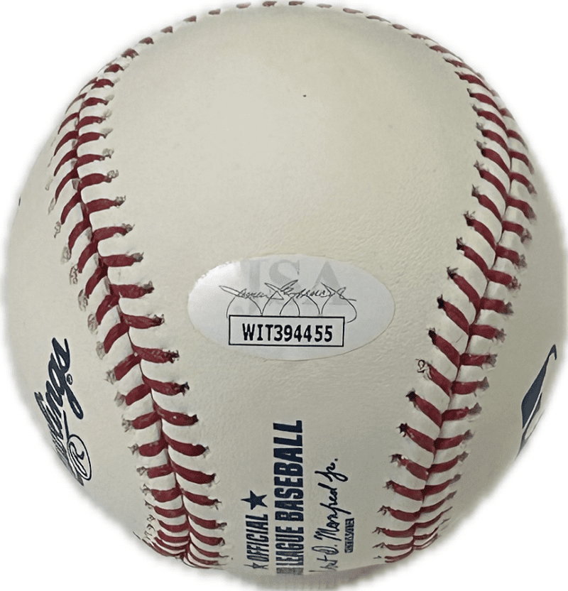Al Pacino Signed Autographed OML Baseball JSA Authenticated Scarface Godfather - Image 2