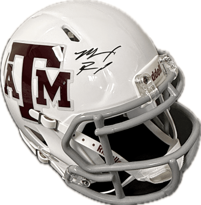 Marcel Reed Signed White A&M Speed Mini Helmet JSA Authenticated - Image 2