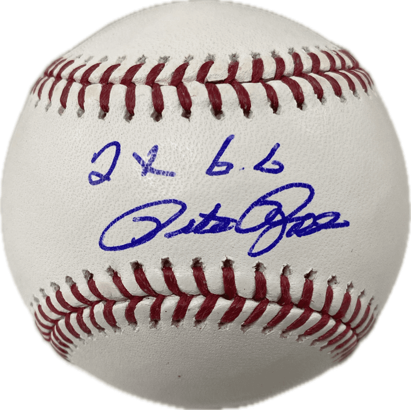 Pete Rose Signed OMLB JSA & Rose Exclusive Player Hologram REDS 2x GG