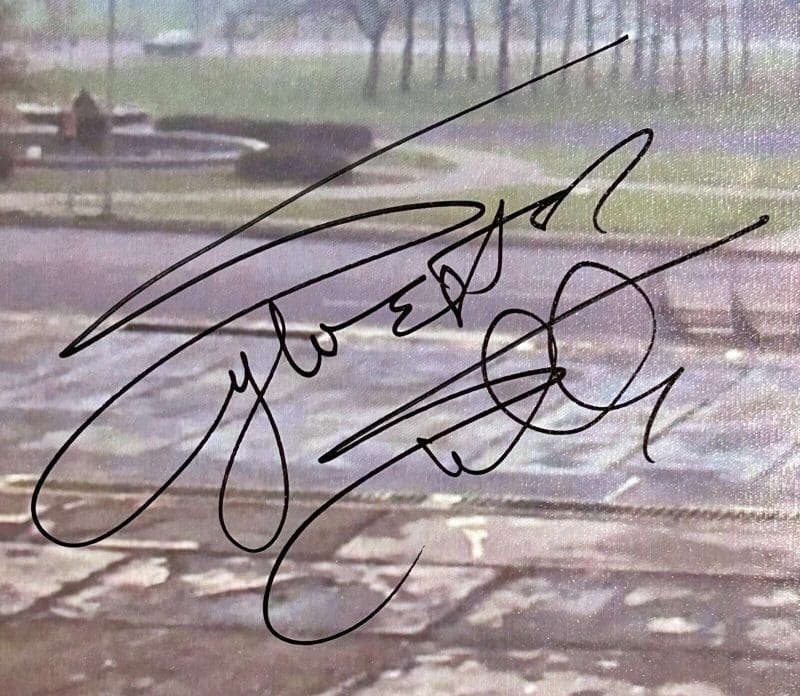 Sylvester Stallone Signed Rocky I Unstretched Canvas 24x36 Beckett Authen - Image 2