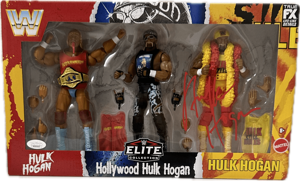 Hulk Hogan サイン入りアイテムセット Hulk Hogan Signed Autographed Elite Collection Action Figure JSA