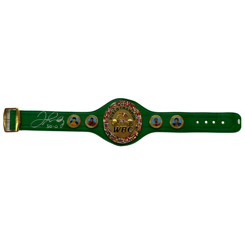 Floyd Mayweather Jr.  Signed Autographed Green Belt JSA Authenticated 50-0