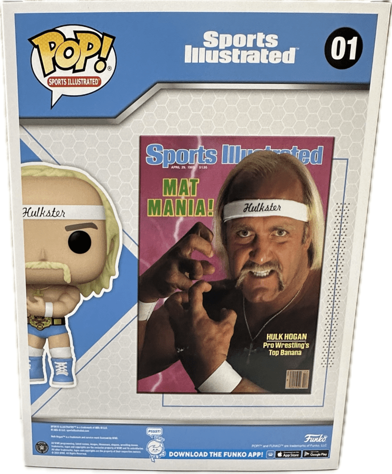 Hulk Hogan Signed Sports Illustrated Pop Covers #1 Funko Pop! JSA Authenticated - Image 3