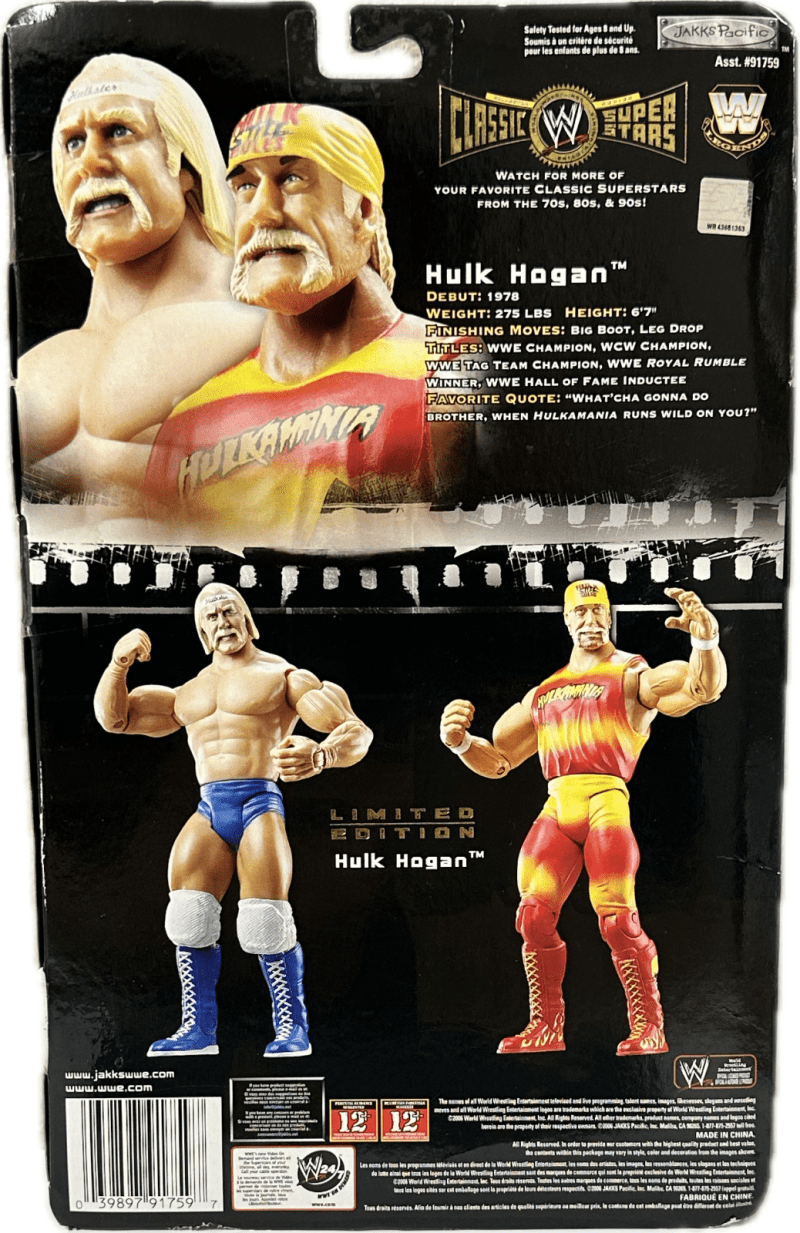 Hulk Hogan Signed WWE Classic Super Stars Action Figure JSA Authentic WB305438 - Image 5