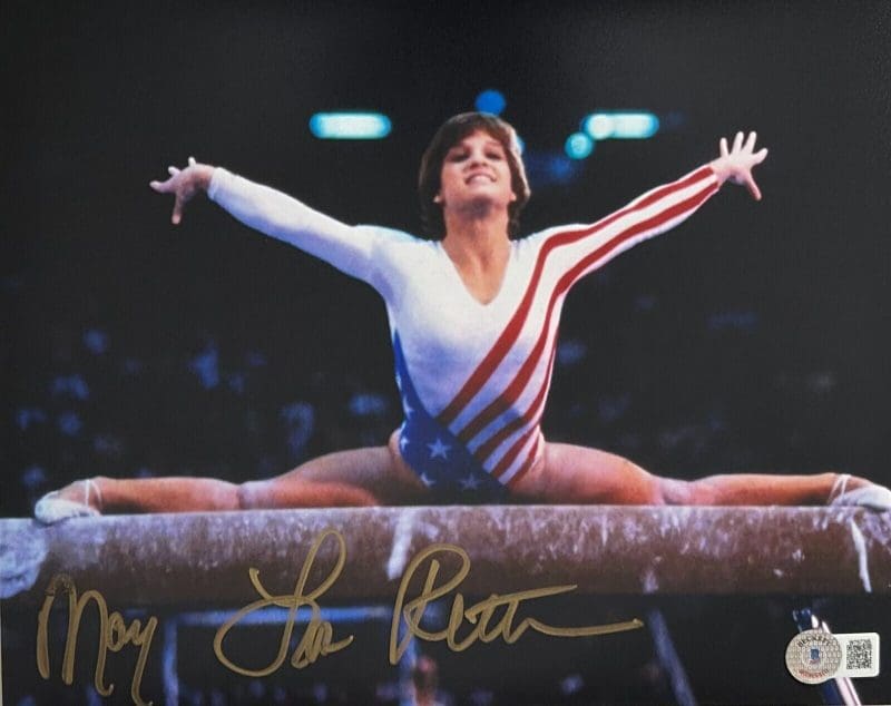 Mary Lou Retton Signed Autographed 8x10 Photo Beckett Authenticated #4 Gold
