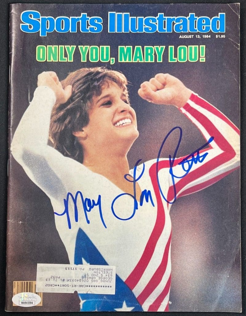 Mary Lou Retton Autographed Sports Illustrated Magazine JSA Witness Ship Label