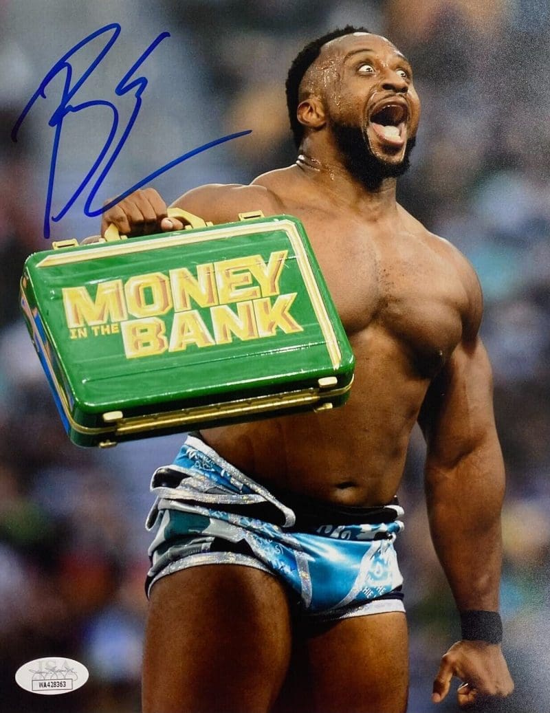 Big E Signed Autographed 8x10 Photo JSA Authenticated #2