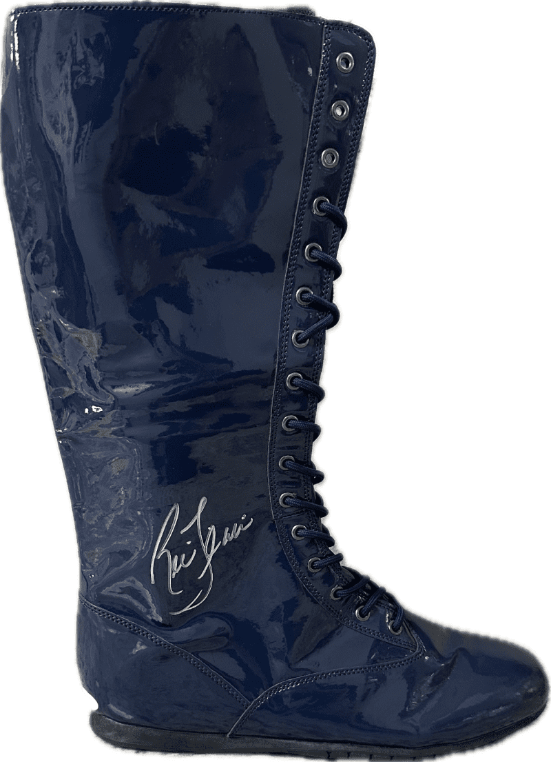 Ric Flair Signed Autographed Navy Blue Boot JSA Authentication Right