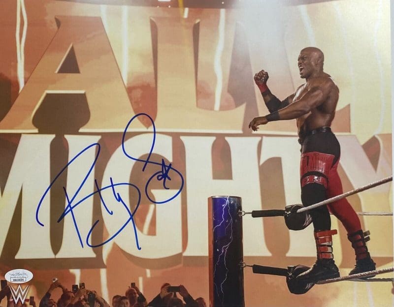 Bobby Lashley Signed Autographed 11x14 Photo JSA Authenticated #6