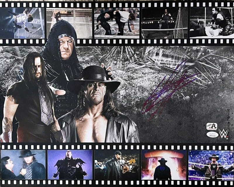 Undertaker Signed Autographed 16x20 Photo JSA Authenticated #6